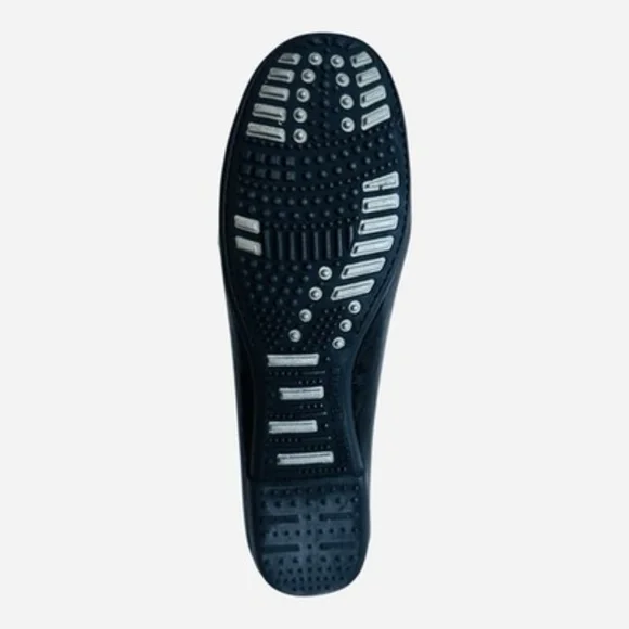 Stuart Weitzman Rascal Black Patent Croc Embossed Tassel Loafers Driving Shoes - Picture 7 of 8